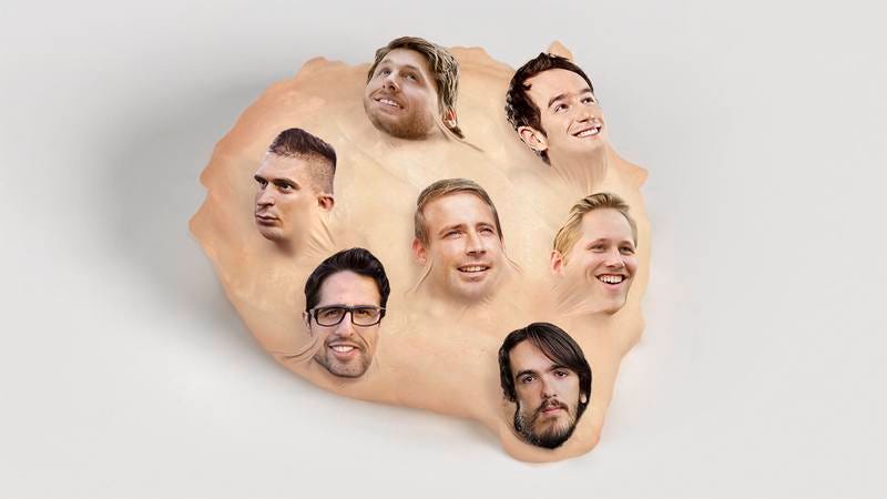 A moaning blob of all the guys you dated in college.