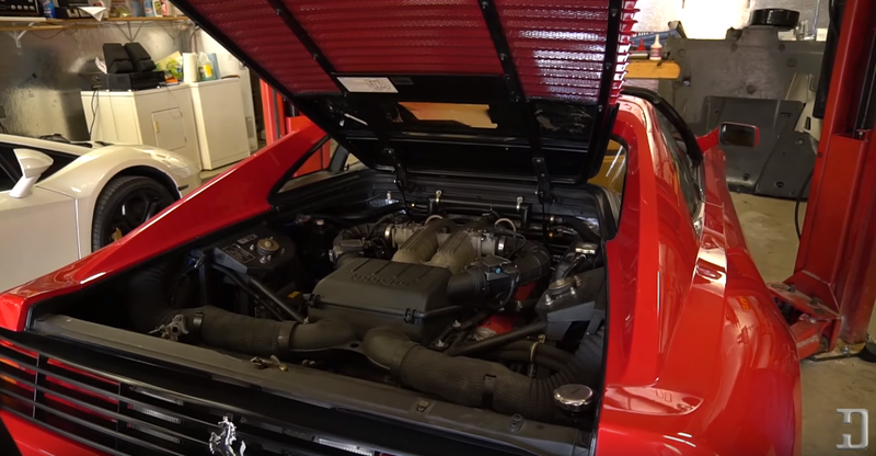 Illustration for article titled An Engine-Out Service on a Ferrari 348 Costs $25,000 Unless You Do It Yourself Like This Guy