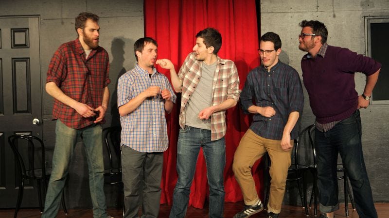 Illustration for article titled Is America Ready For An All-Male Improv Troupe?