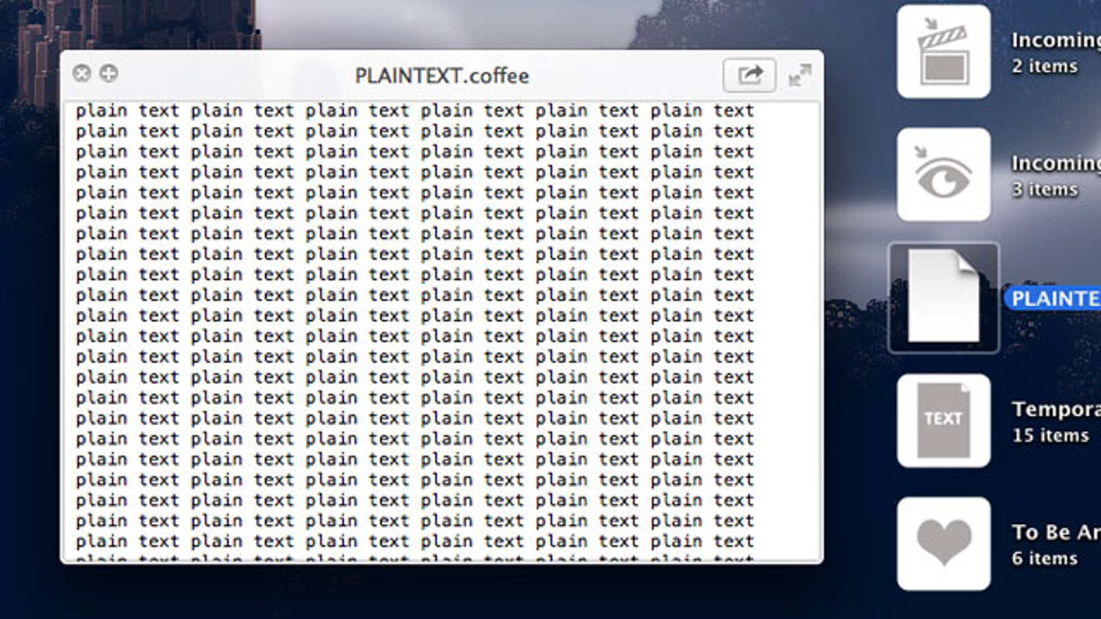 osx plain text editor