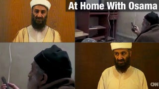 Illustration for article titled 'Home Videos' Show Bin Laden Watching Himself on TV