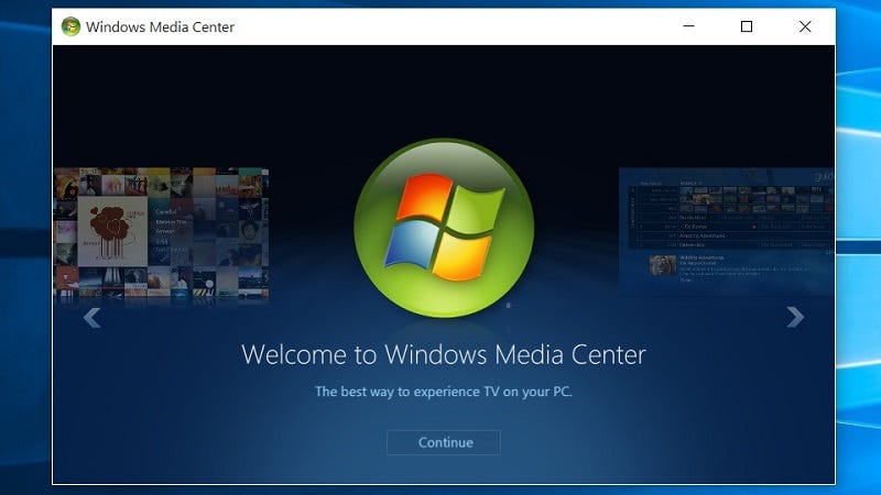 Скачать программу media center для windows 7