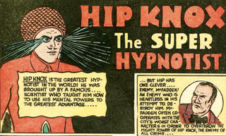 Illustration for article titled 5 reasons why Hip Knox the Super Hypnotist is the worst superhero of all time