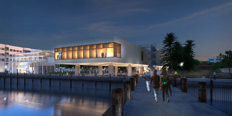 Renderings of International African American Museum (Courtesy of IAAM)