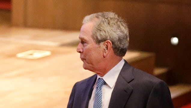 George W. Bush Explains Nude Self-Portraits, Talks New 