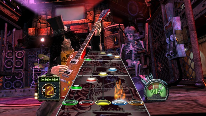 Illustration for article titled A Clever Mario Maker Level Inspired By Guitar Hero
