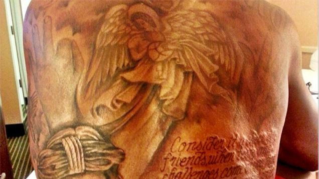 Kevin Durant's Back Tattoo Has A Misspelled Word In It