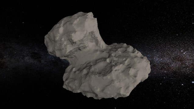 photo of New 3D Shape Model Shows the Rosetta Comet in Unprecedented Detail image