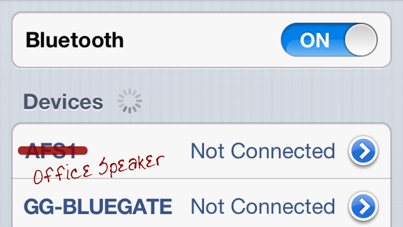 how to rename a bluetooth device