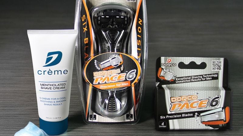 Set de afeitado Dorco Pace 6 | $10 | Dorco | Usa el código KINJA412X