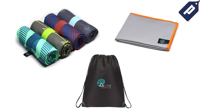 Illustration for article titled Black Friday Steal: Save 50% On The Acteon Microfiber Towel + A Free Gym Towel & Bag ($15)