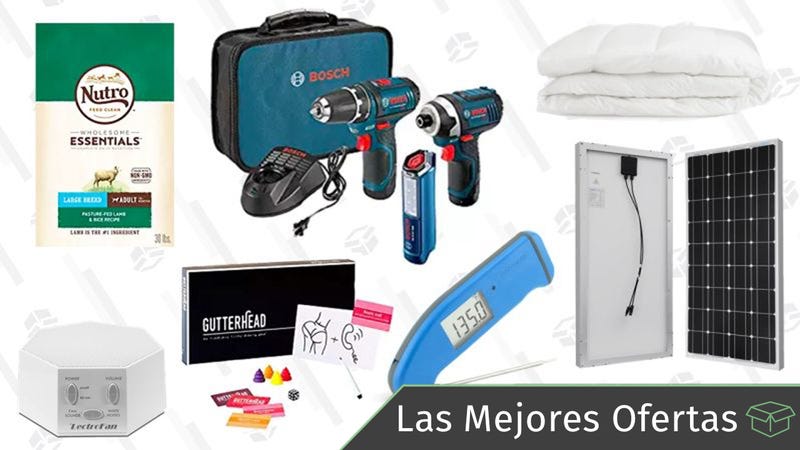 Illustration for article titled Las mejores ofertas de este martes: Herramientas Bosch, comida para tu mascota, accesorios de Casper y más