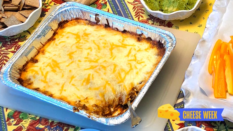 Illustration for article titled 3-ingredient chili cheese dip is two parts cheese, one part enlightenment