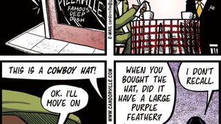 Illustration for article titled Candorville Comic: Cain Scandal