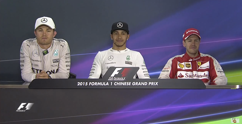 Illustration for article titled Mercedes' Feuding Drivers Make For An Awkward Post-Race Press Conference