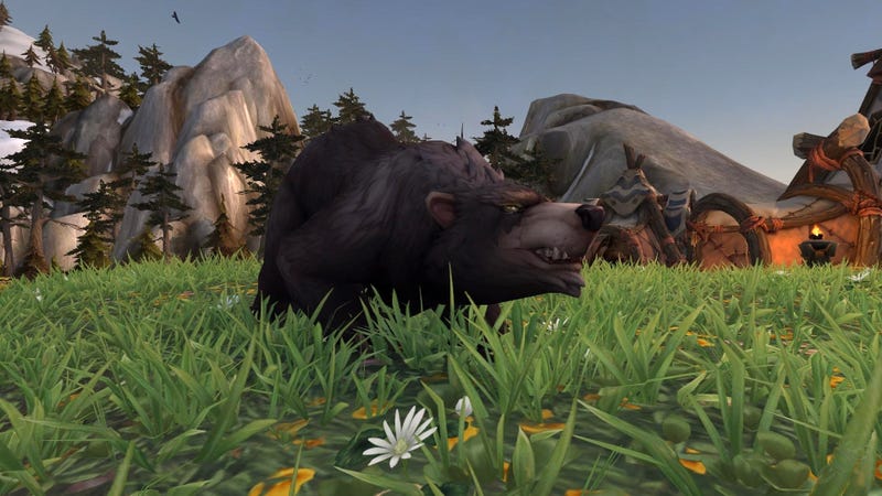 Illustration for article titled Old World Of Warcraft Glitch Created A Terrifying Instant Death Bear