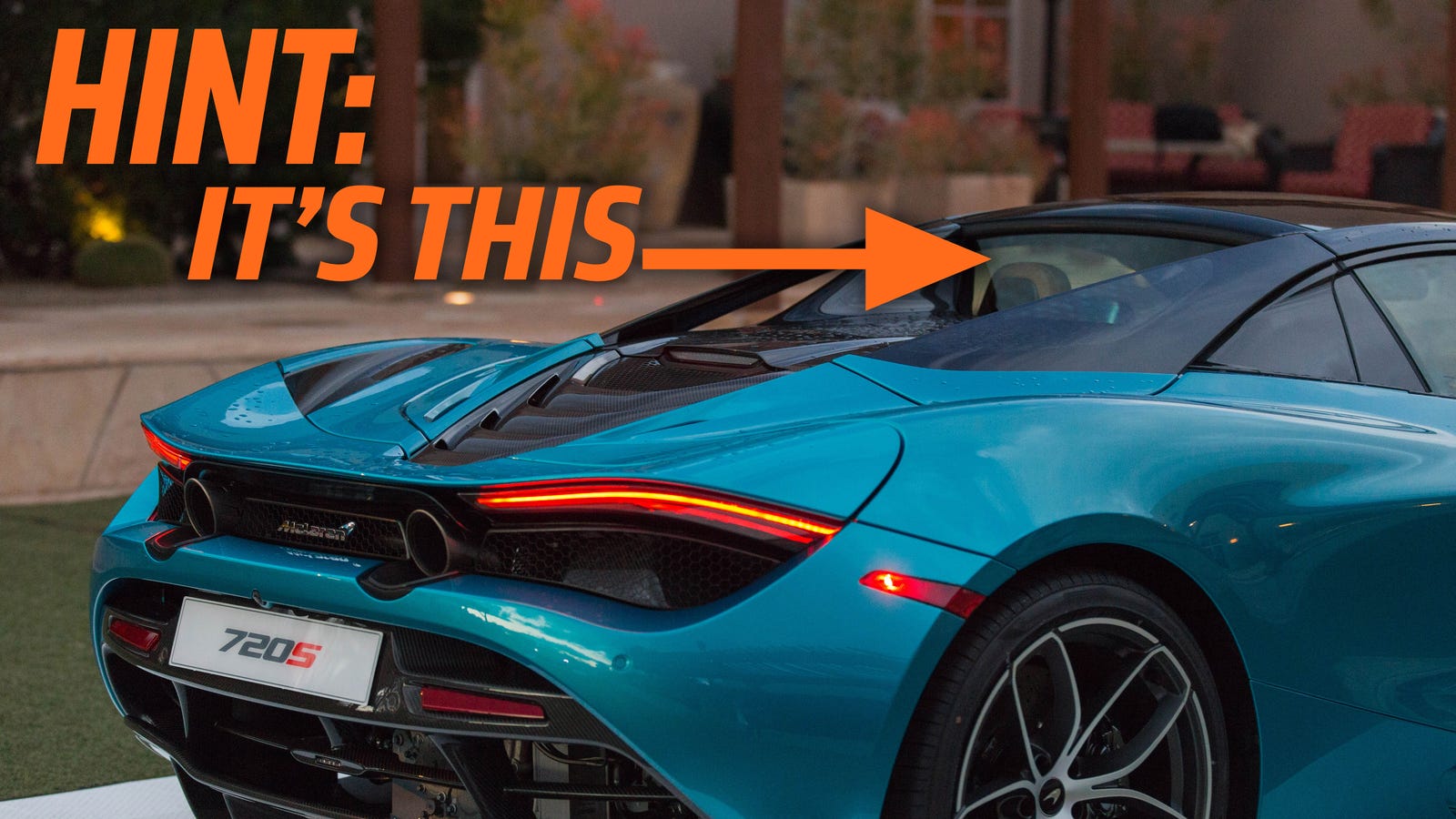 McLaren Spiders Have the Best Feature