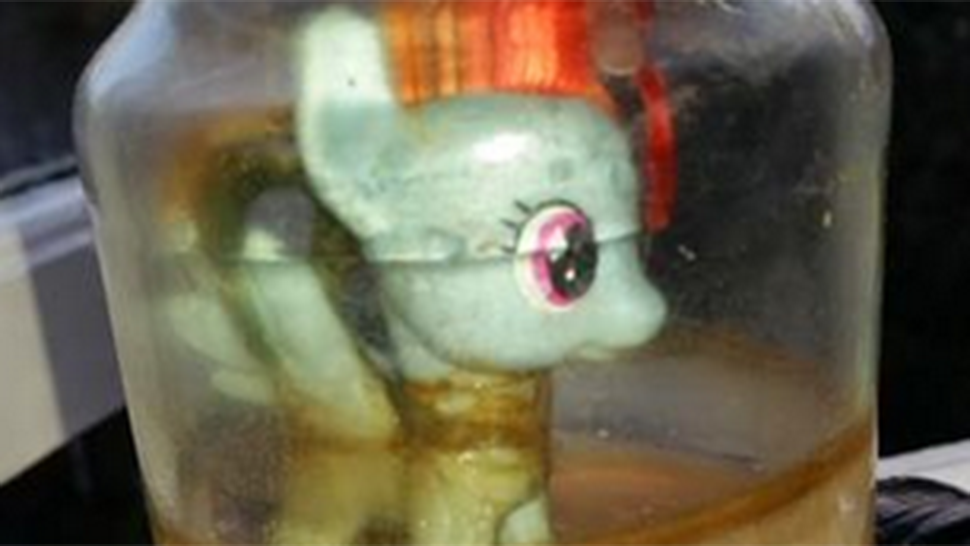 My Little Pony Melts In A Jar Of Old Semen