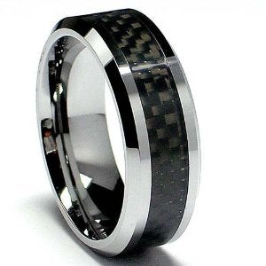 A Carbon Fiber Wedding Band