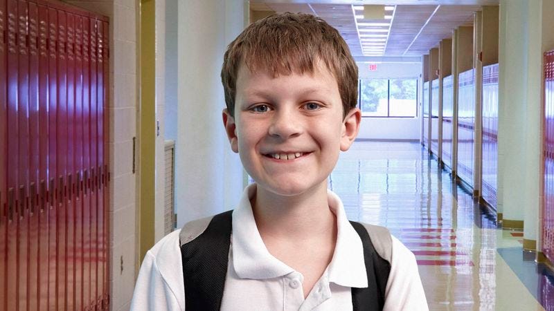 Illustration for article titled ‘New Year, New Caleb,’ Announces Self-Assured Seventh-Grader On First Day Of School