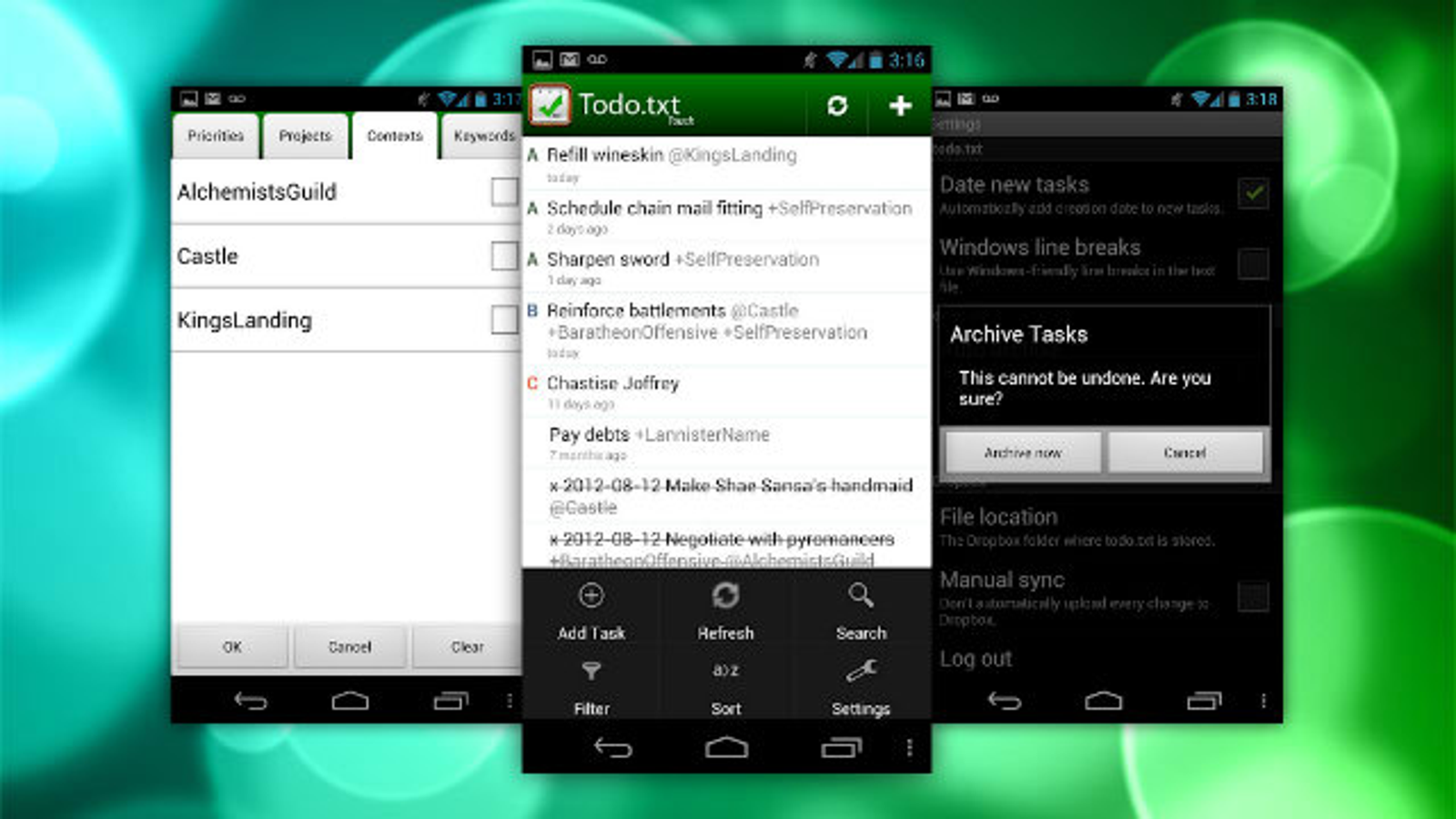 taskpaper vs todo.txt