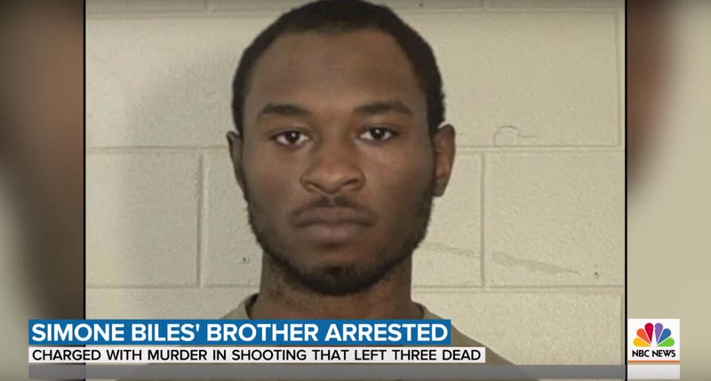 Illustration for article titled Simone Biles's Brother Charged With Triple Murder