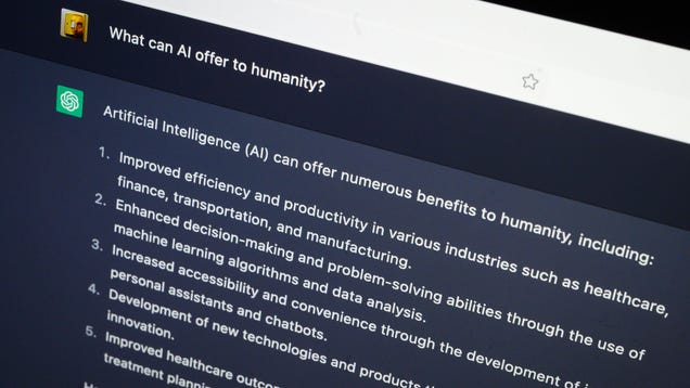 U.S. Chamber of Commerce Says Congress Should Really Do Something About This AI Thing