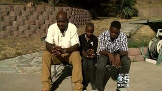 Keith Jones and his two sons CBS San Francisco screenshot