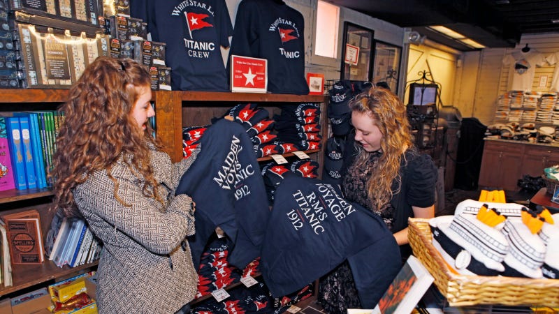 Shoppers at the Molly Brown House Museum in Denver. Photo via AP Images.