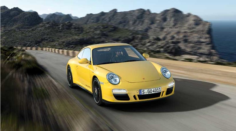 Illustration for article titled Porsche 911 Carrera 4 GTS: Insert Skittles joke here