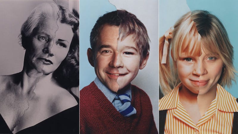 Illustration for article titled These Childhood-Adult Hybrid Portraits Are Freaky and Fascinating