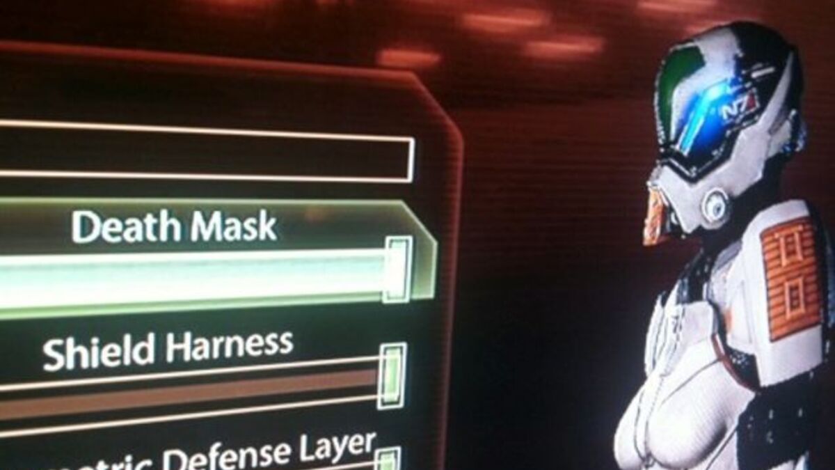 Mass effect 2 death mask