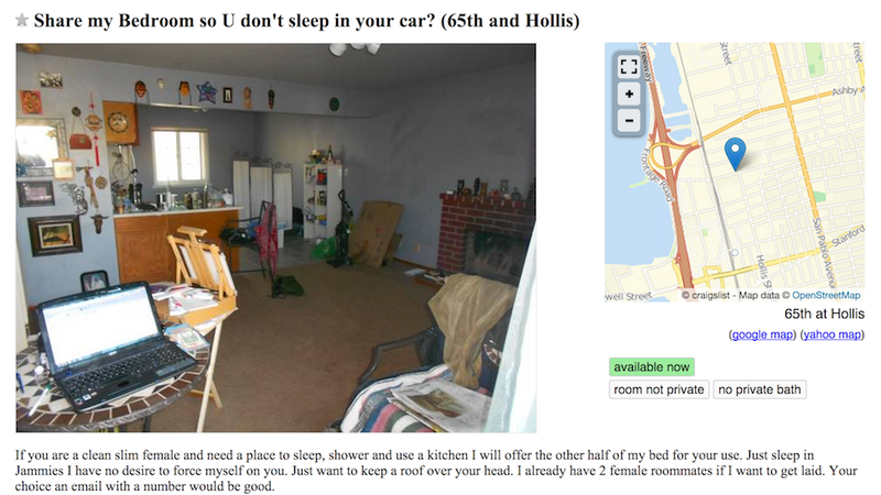 Generous Craigslist Dude Will Share His Bed With You If You