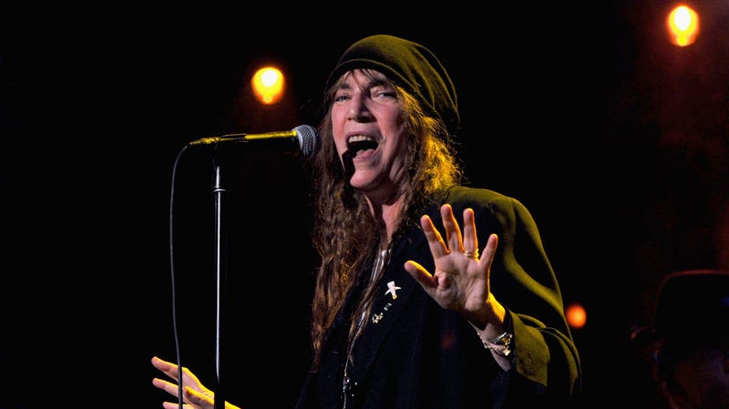 Patti Smith performs onstage at MusiCares Person Of The Year Honoring Bruce Springsteen at Los Angeles Convention Center on February 8, 2013 in Los Angeles, California.