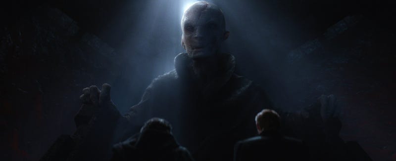 Illustration for article titled Las 13 teorĂas más absurdas sobre la identidad del LĂder Supremo Snoke en Star Wars