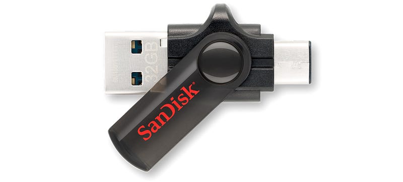 Illustration for article titled SanDisk Has the First Flash Drive With a Reversible USB Type-C Connector