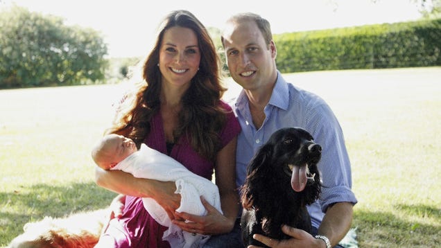 Baba-Shah-Jewe First Portrait of Royal Baby George Reveals That He Looks Like a Baby