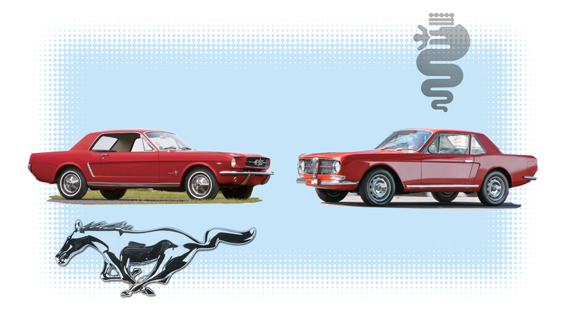 Illustration for article titled If You Always Hoped There Was a Car That Looked Like a Bad Photoshop Mash-Up of an Alfa and a Mustang, I Have Good News