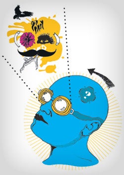 Illustration for article titled Virtual Hallucination Headgear Is, Uh, Crazy