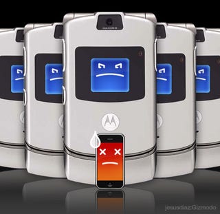 Illustration for article titled iPhone May Sell Fast, But Not RAZR Fast
