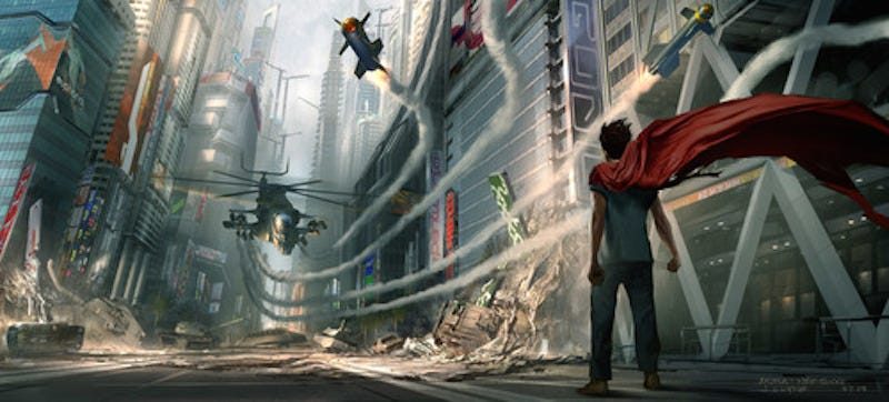 Illustration for article titled This Concept Art for Chris Evans and Joseph Gordon-Levitt's Akira Is Shockingly Cool