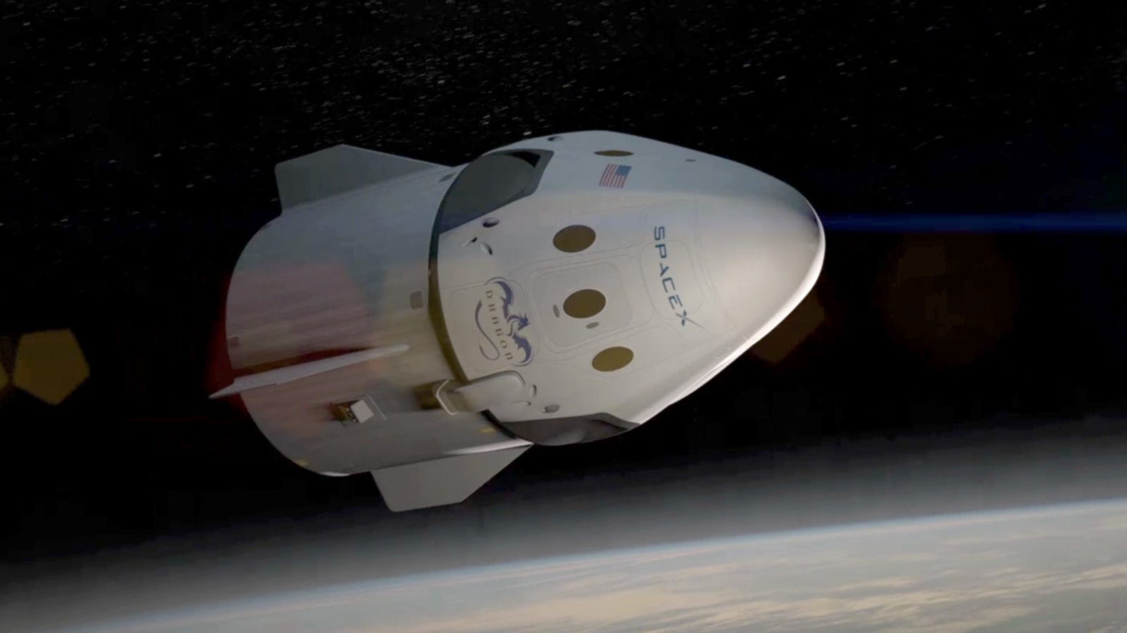 The new SpaceX Dragon V21600 x 900