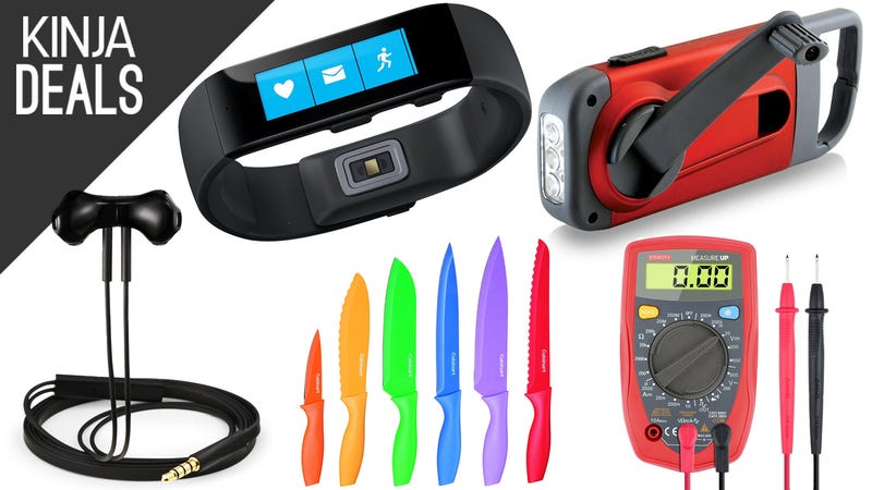 Illustration for article titled Today's Best Deals: Magnetic Headphones, Emergency Lighting, and More