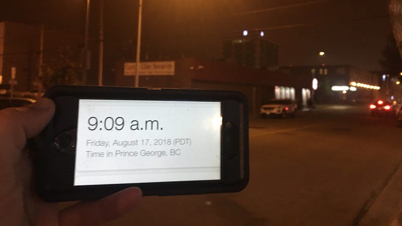 Illustration for article titled Canada's Wildfires Have Turned Day Into Night