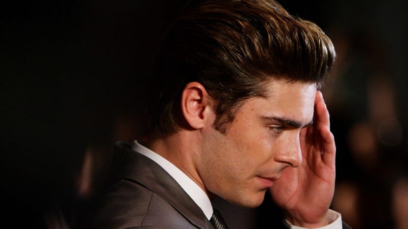 Illustration for article titled Zac Efron Strikes His Best Thinking Pose