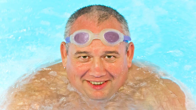 Illustration for article titled Good For Him! This Man Is Getting More Joy From Pushing A Big Air Bubble Out Of His Swim Trunks Than He Has From Anything Else In Years