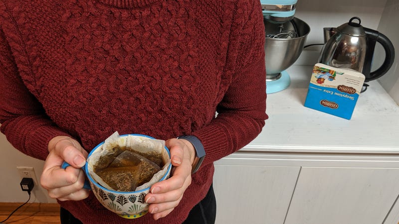 Illustration for article titled Longtime Sleepytime Tea Addict Has To Use 6 Bags Just To Feel Drowsy