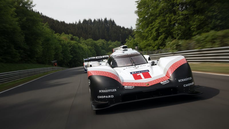Porsche Just Smashed The Nürburgring Lap Record Ilration For Article Led Porsche 39 S Unrestricted Le Mans Car Beat A 35