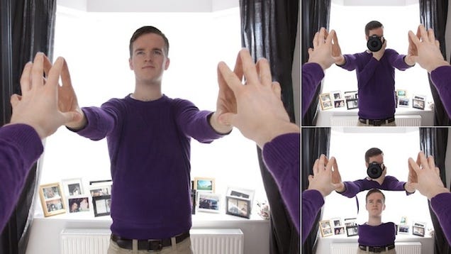 How to Take the Classic MySpace Mirror Picture Without the Camera In It