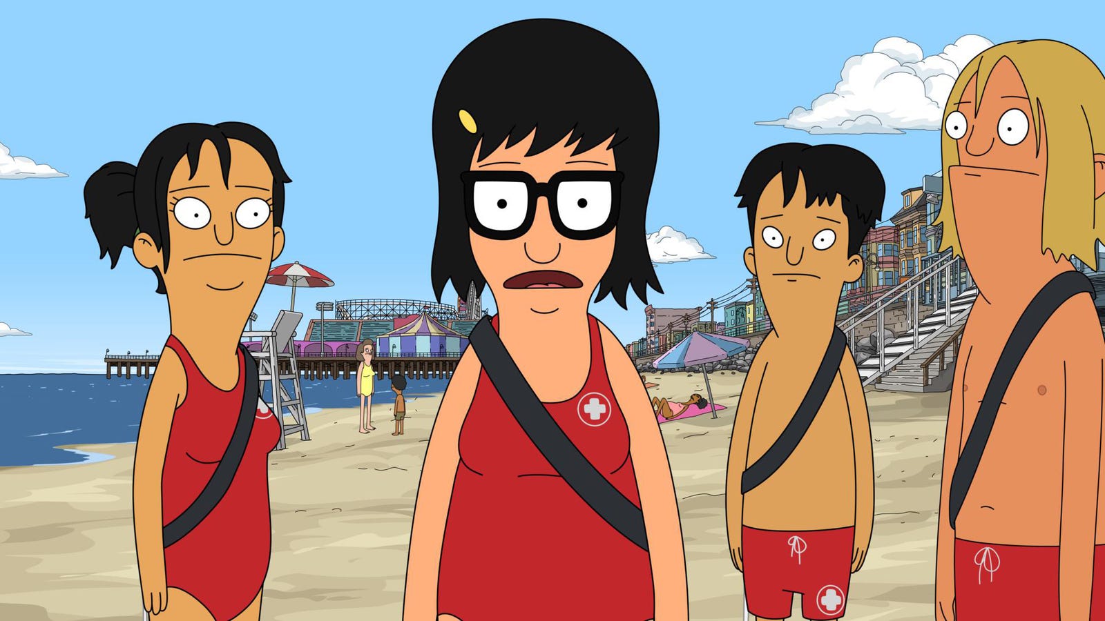 It S Tina S Time To Sink Or Swim On A Beachy Bob S Burgers
